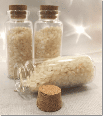 Llamador de dinero con ritual de arroz